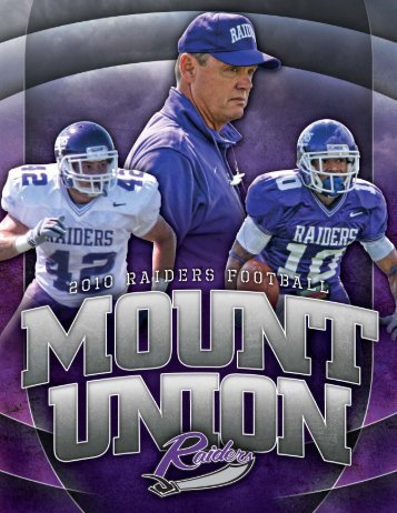 2010 Mount Union Football Guide - University of Mount Union