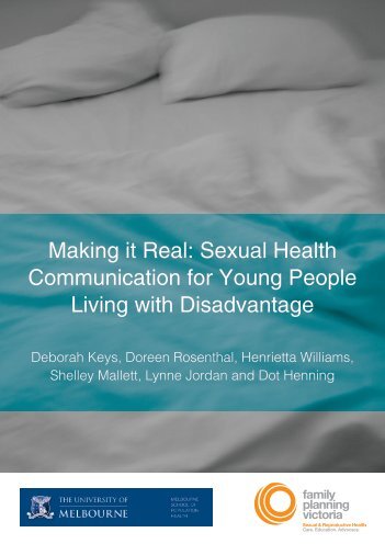 Making it Real: Sexual Health Communication for Young People ...