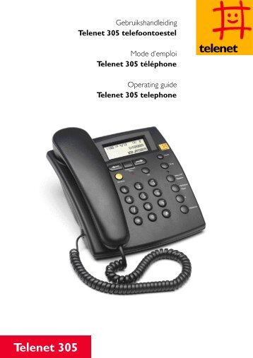 Handleiding Telenet 305 - Klantenservice