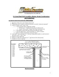 UL Listed Shaft Wall Assemblies, Ratings, Design ... - BlazeFrame