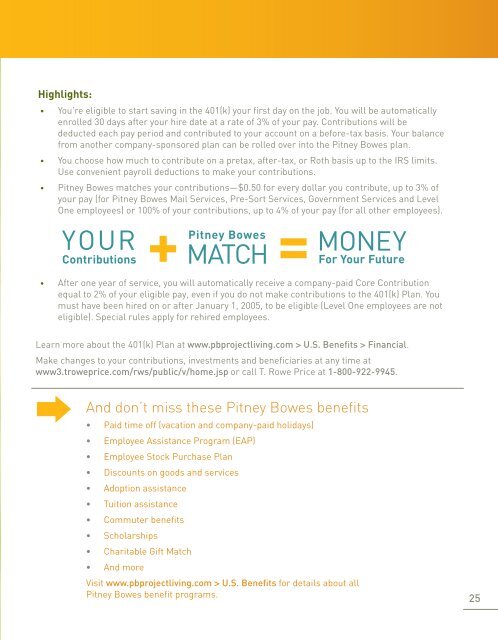 Hourly Enrollment Guide - Pitney Bowes Project