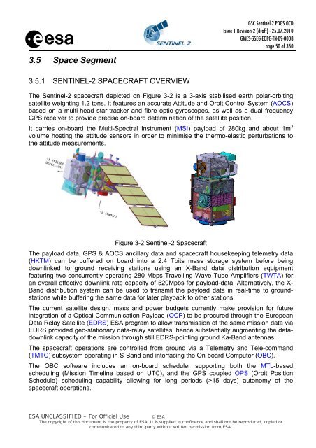 GSC Sentinel-2 PDGS OCD - Emits - ESA