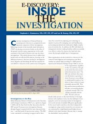 E-Discovery: Inside the Investigation - BDO Consulting