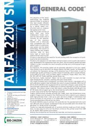 ALFA 2200 SN Highly reliable industrial thermal ... - ID.SYS GmbH