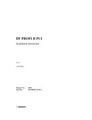 DF PROFI II PCIpdf, 8 pages - Comsoft