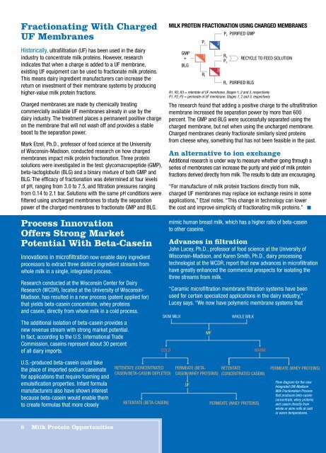 Emerging Milk Protein Opportunities - InnovateWithDairy.com