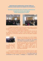 Conferencia de Iglesia CTE ExtensiÃ³n - Comunidad TeolÃ³gica ...