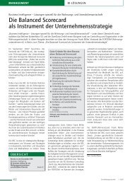 Die Balanced Scorecard als Instrument der Unternehmensstrategie