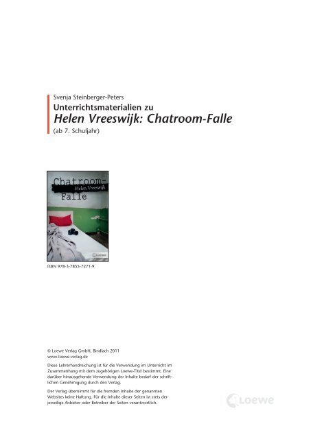 Helen Vreeswijk Chatroom Falle