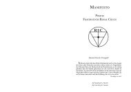Positio Fraternitatis Rosae Crucis - Amorc