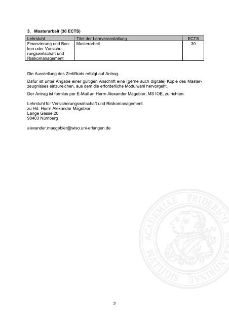 Anforderungen Zertifikat - FACT- Finance Auditing Controlling ...