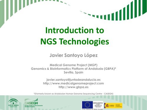 Introduction to NGS technologies - Bioinformatics and Genomics ...