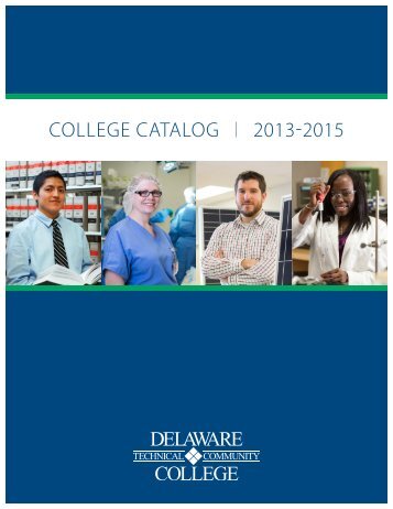 College Catalog | 2011-2013 - Delaware Technical Community ...