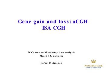Gene gain and loss: aCGH ISA CGH