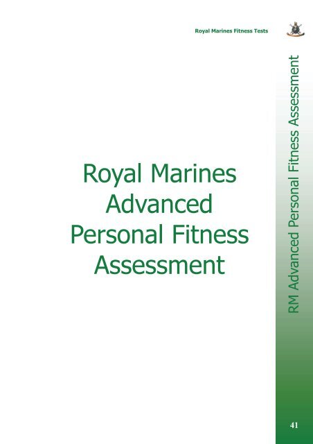 Royal Marines Fitness Tests - Royal Navy PDev Portal