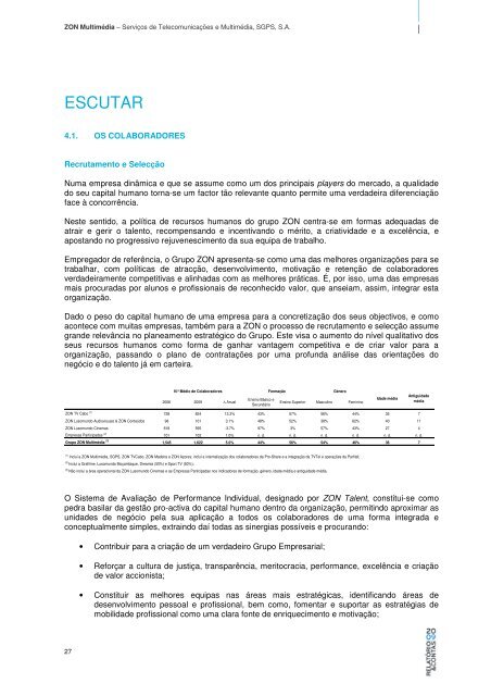 RELATÃ“RIO & CONTAS CONSOLIDADAS - Zon