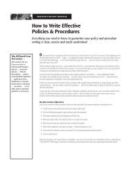 How to Write Effective Policies & Procedures - SkillPath | Seminars