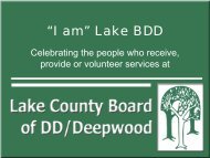 “I am” Lake BDD