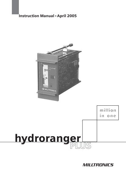 HydroRanger Plus manual.pdf - RS Hydro