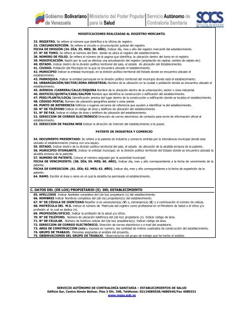 leer instructivo antes de llenar el formulario - Servicio AutÃ³nomo de ...