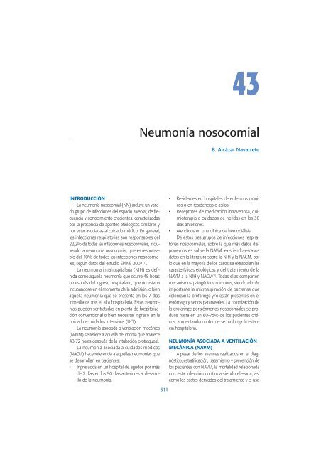 NeumonÃ­a nosocomial - Neumosur