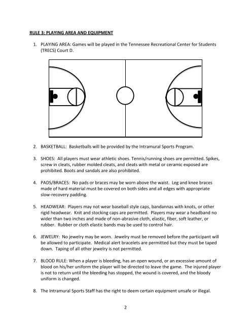 FREE THROW CONTEST RULES - RecSports