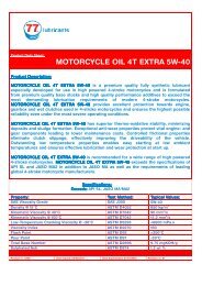 4298 MOTORCYCLE OIL 4T EXTRA 5W-40 - 77 Lubricants