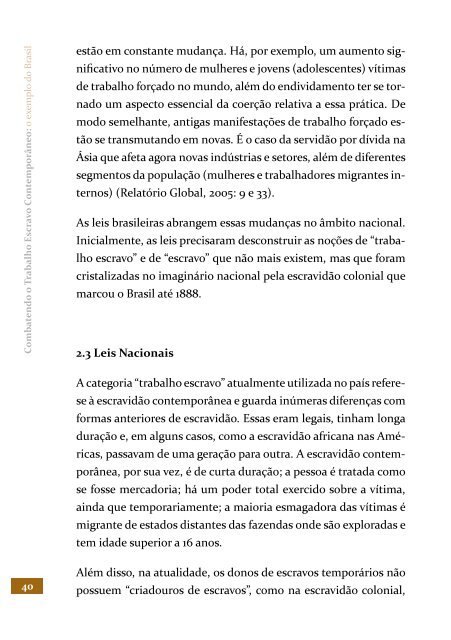 o exemplo do Brasil - OrganizaÃ§Ã£o Internacional do Trabalho