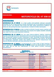 4297 MOTORCYCLE OIL 4T 15W-50 - 77 Lubricants