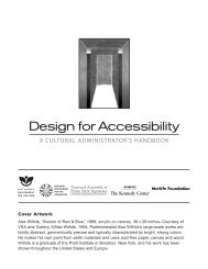 Design for Accessibility - National Endowment for the Arts