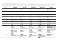 ASSESSMENT CALENDAR FOR YEAR 8 TERM 1 Week MONDAY ...