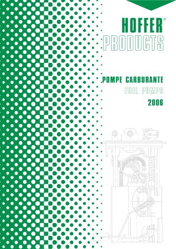 POMPE CARBURANTE FUEL PUMPS 2006