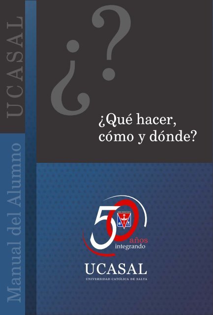 Manual del Alumno - Universidad Catolica de Salta