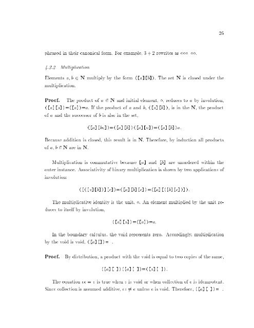 A Calculus of Number Based on Spatial Forms - University of ...