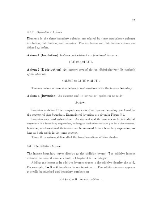 A Calculus of Number Based on Spatial Forms - University of ...