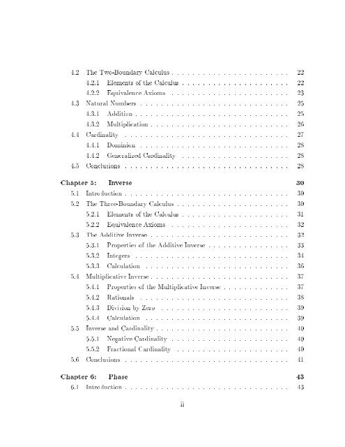 A Calculus of Number Based on Spatial Forms - University of ...