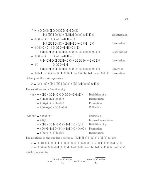 A Calculus of Number Based on Spatial Forms - University of ...