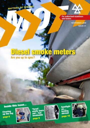 Diesel smoke meters - Driving, transport and travel