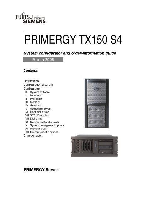 PRIMERGY TX150 S4