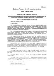 Sistema Peruano de InformaciÃ³n JurÃ­dica - Spij - Ministerio de Justicia