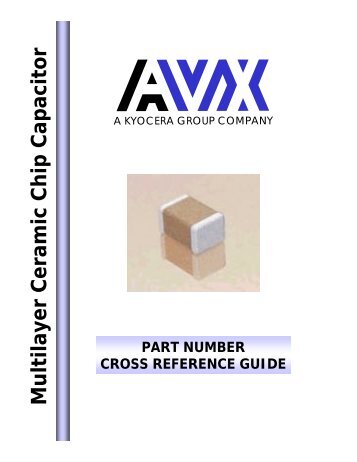 Multilayer Ceramic Chip Capacitor - AVX