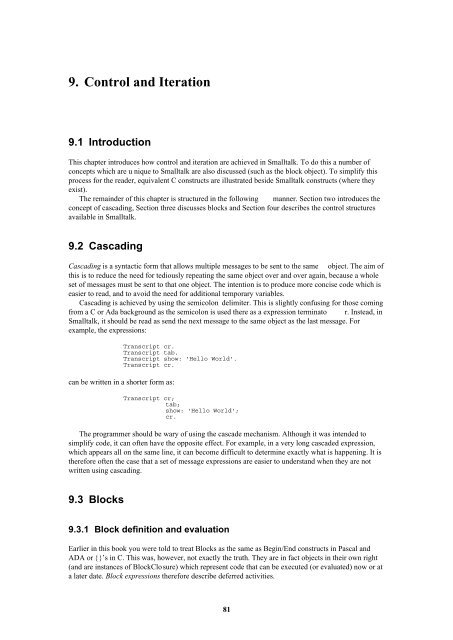 Smalltalk and Object Orientation: an Introduction - Free