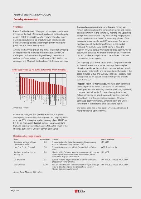 Left Brain Right B - the DBS Vickers Securities Equities Research