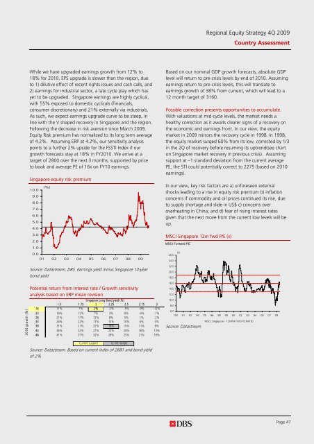 Left Brain Right B - the DBS Vickers Securities Equities Research