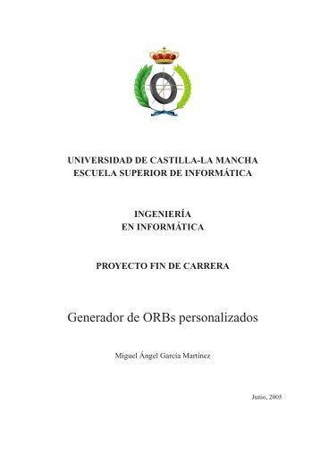 Generador de ORBs personalizados - Grupo ARCO - Universidad ...