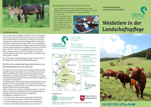 Weidetiere in der Landschaftspflege - Naturpark Solling-Vogler