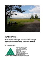 Endbericht Qualitätsentwicklungs- und ... - Naturpark Dübener Heide