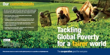 global poverty new brochure - The Co-operative