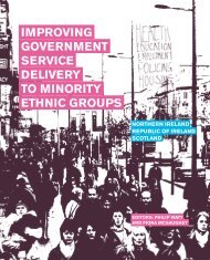 improving government service delivery to minority ethnic ... - NCCRI