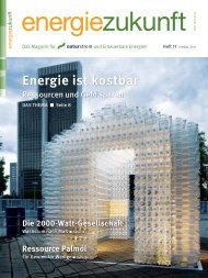 Energie ist kostbar - Naturstrom